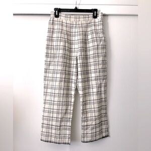 Injiri plaid Pants NWT